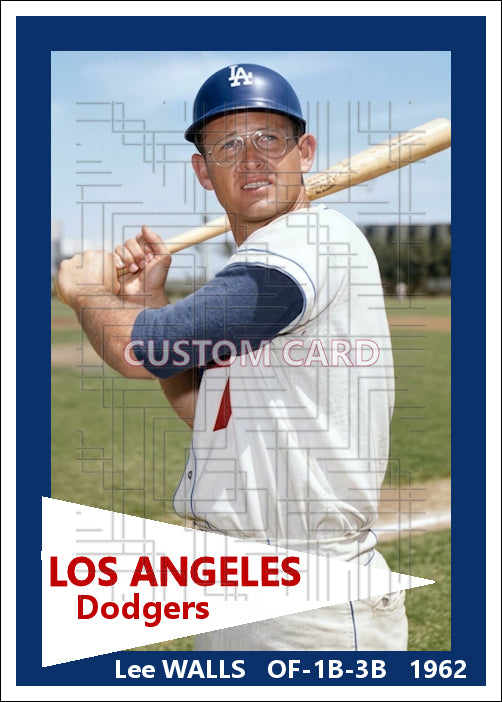 Lee Walls - 1962 Los Angeles Dodgers - choose a size & style