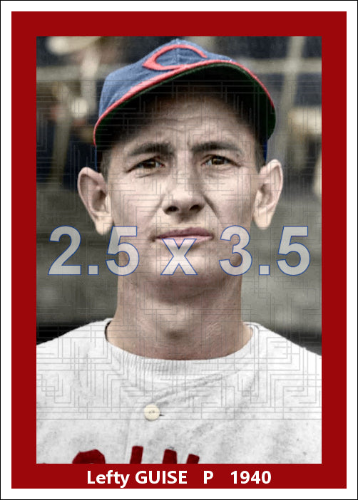 Lefty Guise - 1940 Cincinnati Reds - choose a size & style