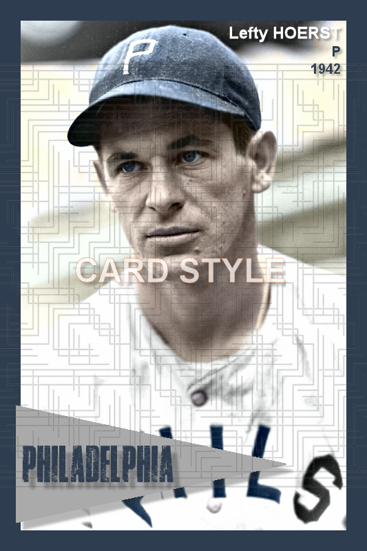 Frank Hoerst - 1942 Philadelphia Phillies - choose a size & style