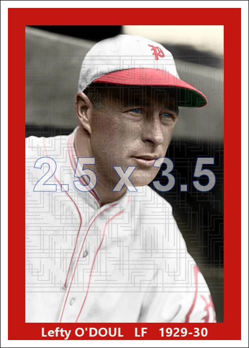 Lefty O'Doul - 1929-30 Philadelphia Phillies - choose a size & style