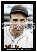 Lefty O'Doul - 1934 New York Giants - choose a size & style