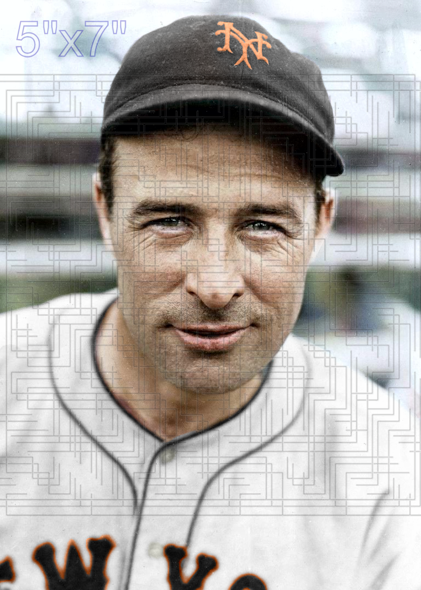 Lefty O'Doul - 1934 New York Giants - choose a size & style