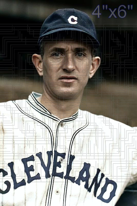Lefty Stewart - 1935 Cleveland Indians - choose a size & style