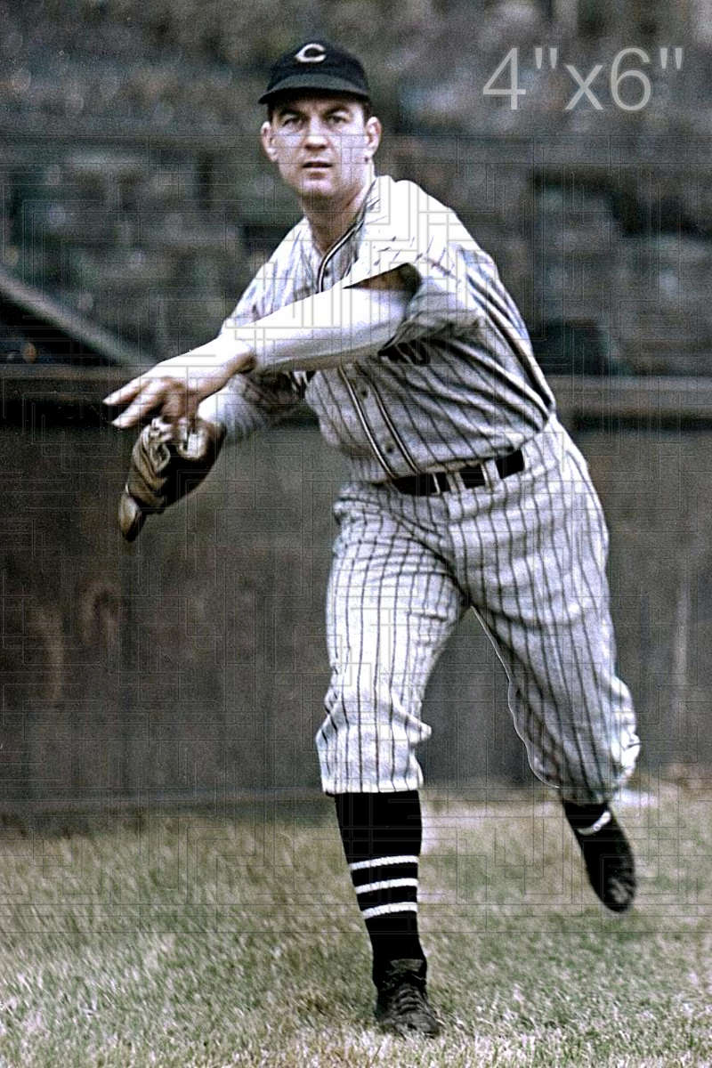 Lefty Sullivan - 1939 Cleveland Indians - choose a size & style