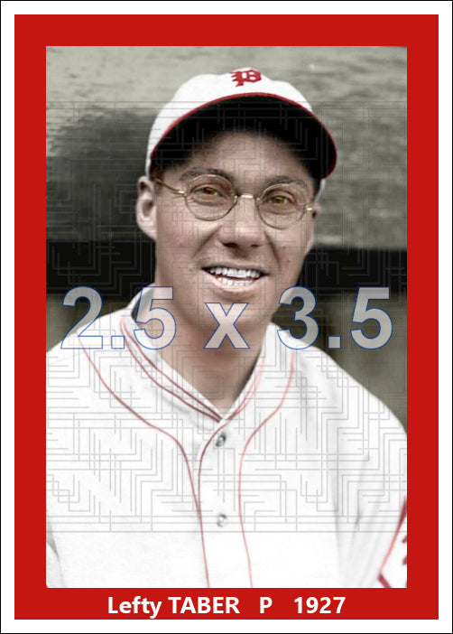 Lefty Taber - 1927 Philadelphia Phillies - choose a size & style