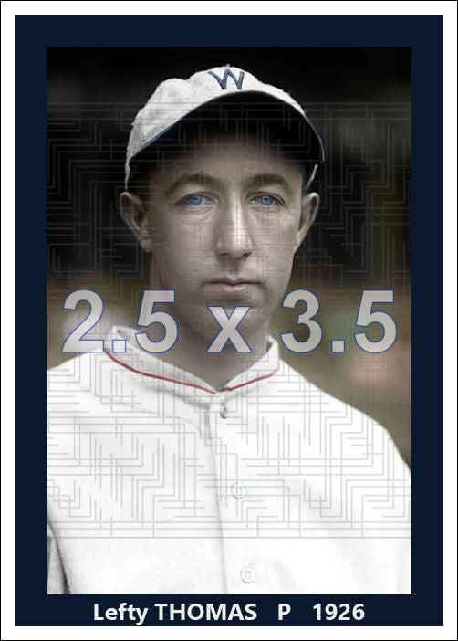 Lefty Thomas - 1926 Washington Senators - choose a size & style