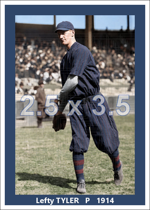 Lefty Tyler - 1914 Boston Braves - choose a size & style