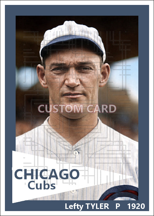 Lefty Tyler - 1920 Chicago Cubs - choose a size & style