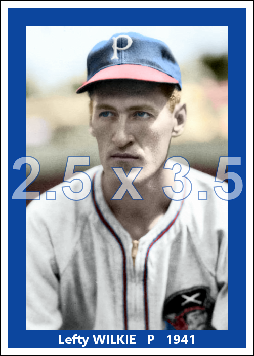 Lefty Wilkie - 1941 Pittsburgh Pirates - choose a size & style