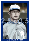 Lefty Willis - 1927 Philadelphia Athletics - choose a size & style
