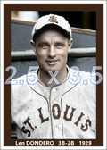 Len Dondero - 1929 St. Louis Browns - choose a size & style