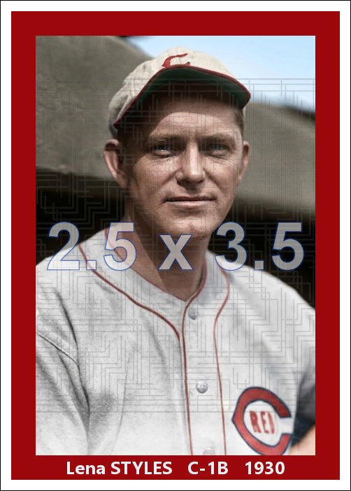 Lena Styles - 1930 Cincinnati Reds - choose a size & style