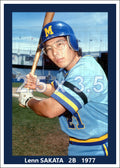 Lenn Sakata - 1977 Milwaukee Brewers - choose a size & style