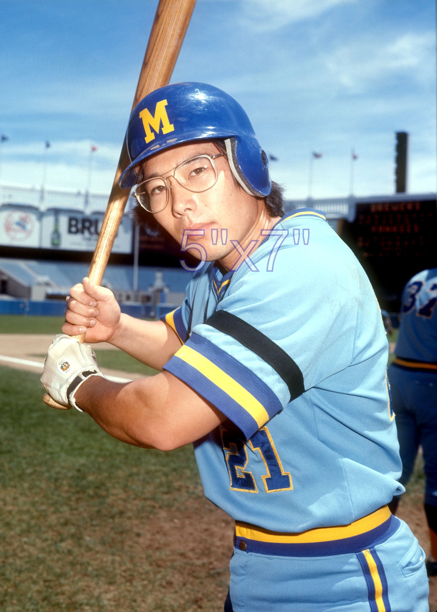 Lenn Sakata - 1977 Milwaukee Brewers - choose a size & style