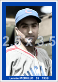 Lennie Merullo - 1939 Chicago Cubs - choose a size & style