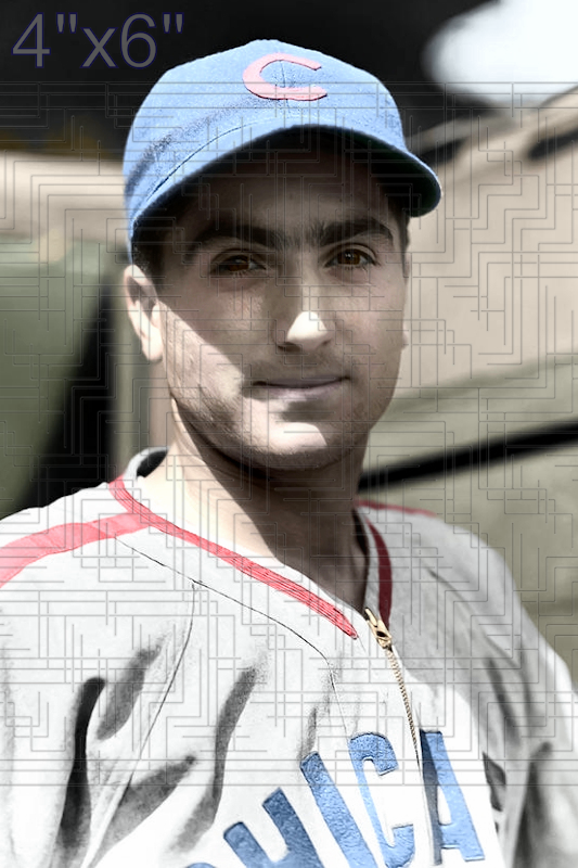 Lennie Merullo - 1939 Chicago Cubs - choose a size & style