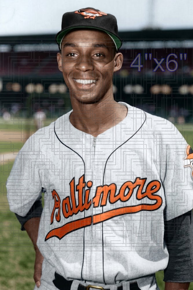Lenny Green - 1957 Baltimore Orioles - choose a size & style