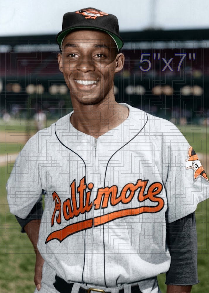 Lenny Green - 1957 Baltimore Orioles - choose a size & style