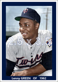 Lenny Green - 1962 Minnesota Twins - choose a size & style