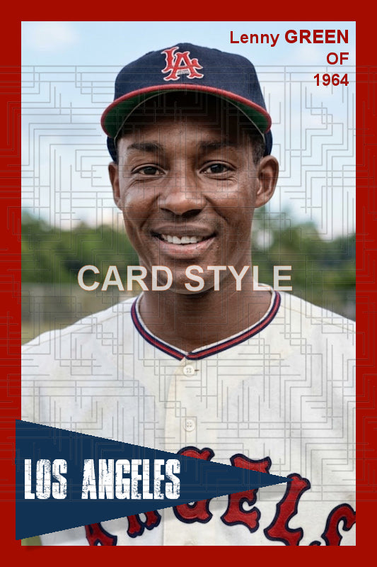 Lenny Green - 1964 Los Angeles Angels - choose a size & style