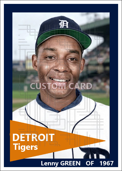 Lenny Green - 1967 Detroit Tigers - choose a size & style
