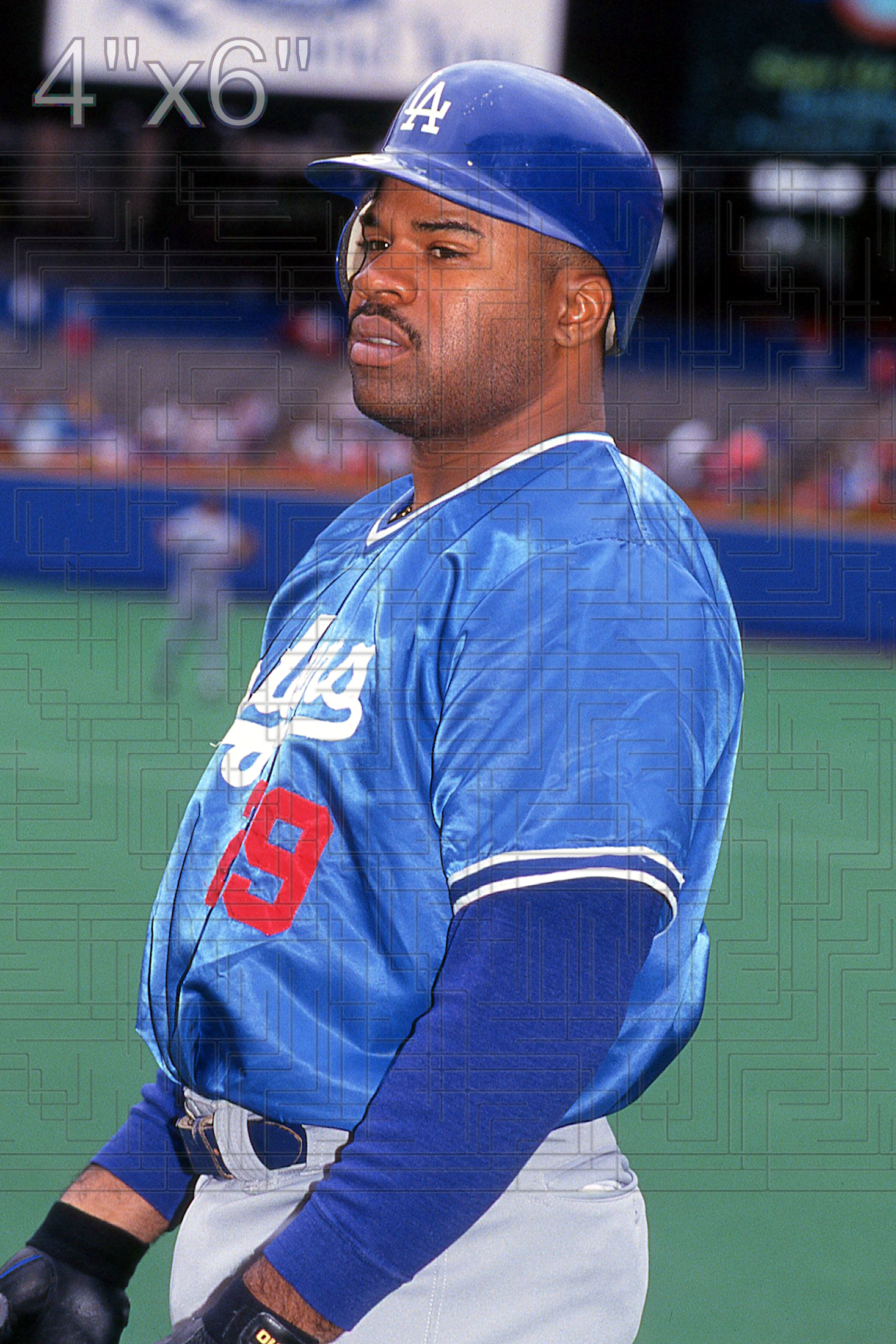 Lenny Harris - 1993 Los Angeles Dodgers - choose a size & style