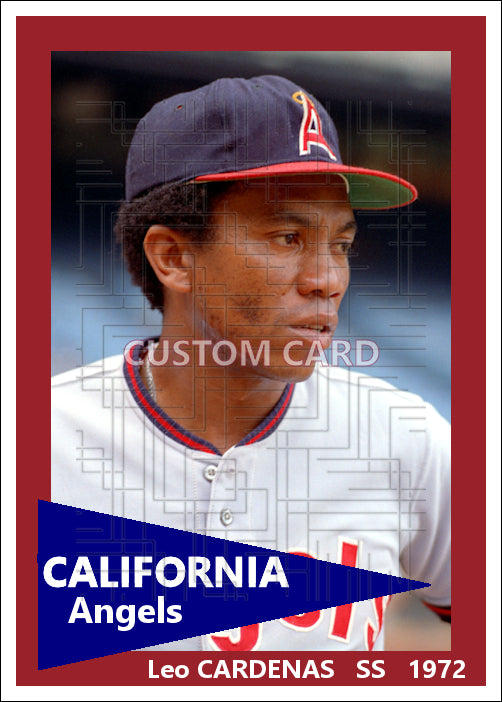 Leo Cardenas - 1972 California Angels - choose a size & style