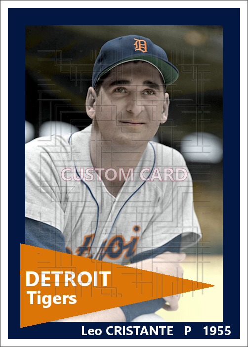 Leo Cristante - 1955 Detroit Tigers - choose a size & style