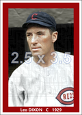 Leo Dixon - 1929 Cincinnati Reds - choose a size & style