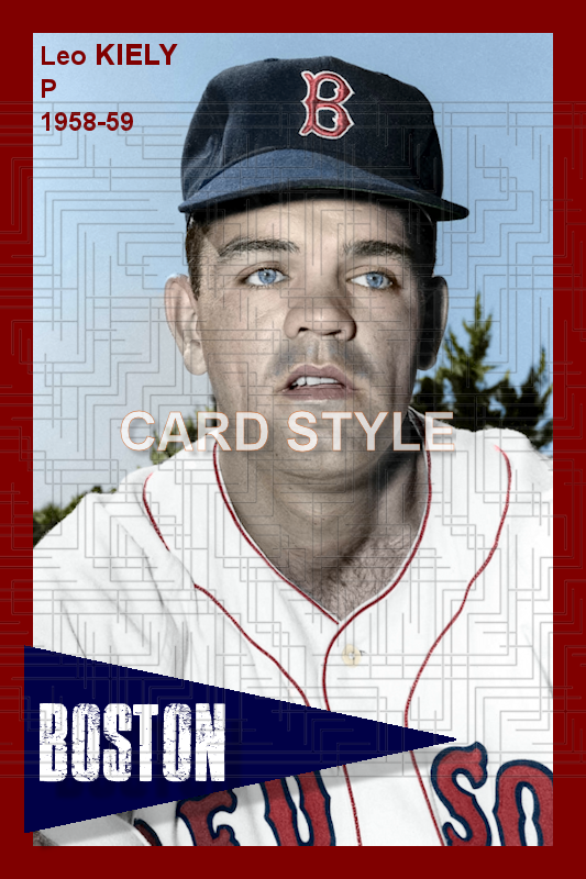 Leo Kiely - 1958-59 Boston Red Sox - choose a size & style