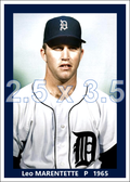 Leo Marentette - 1965 Detroit Tigers - choose a size & style