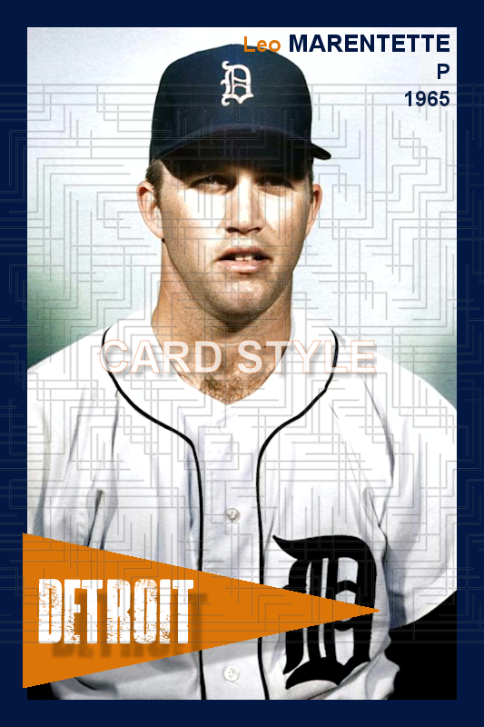 Leo Marentette - 1965 Detroit Tigers - choose a size & style