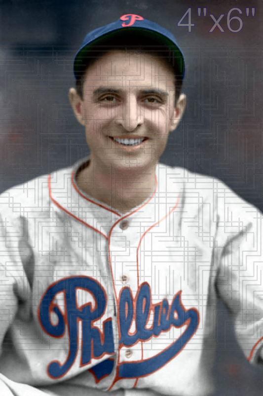 Leo Norris - 1937 Philadelphia Phillies - choose a size & style