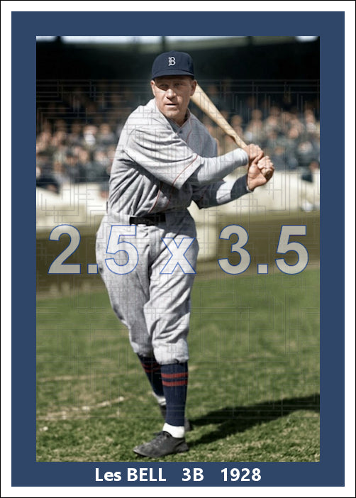 Les Bell - 1928 Boston Braves - choose a size & style