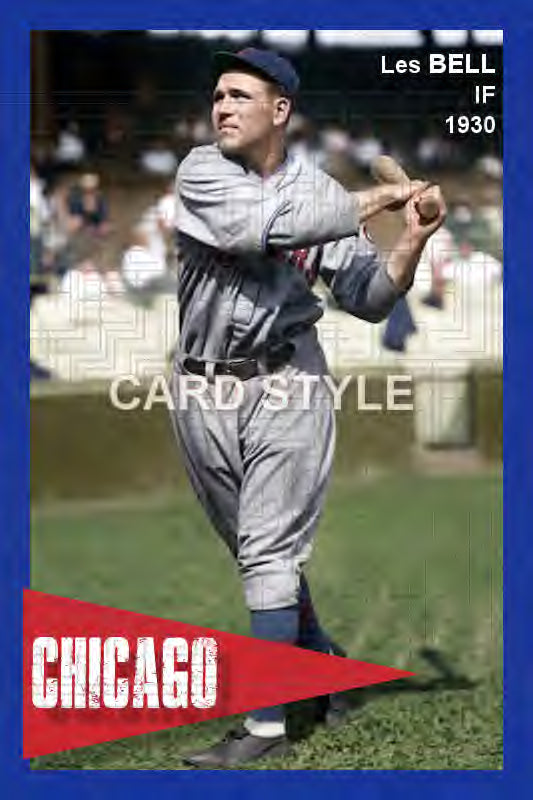 Les Bell - 1930 Chicago Cubs - choose a size & style