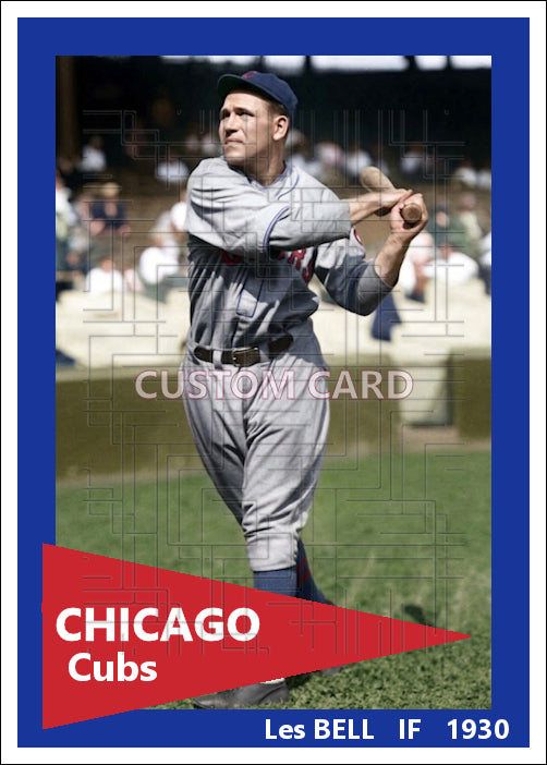 Les Bell - 1930 Chicago Cubs - choose a size & style