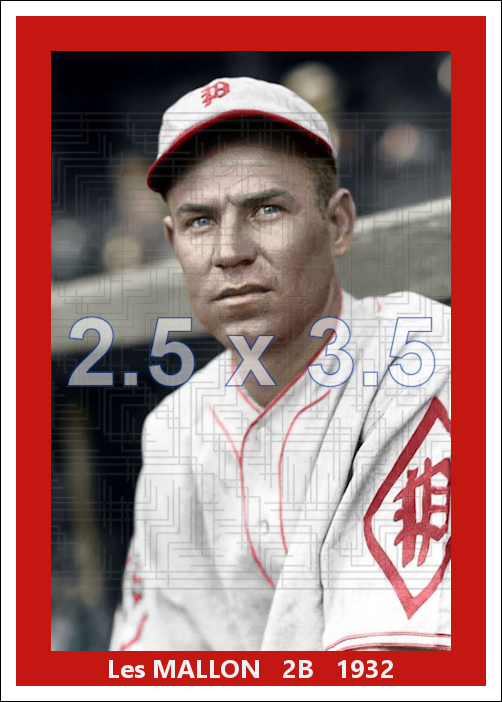 Les Mallon - 1932 Philadelphia Phillies - choose a size & style