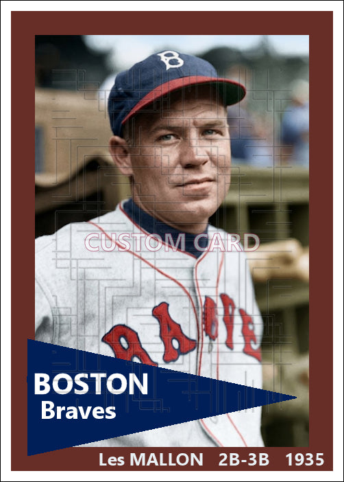 Les Mallon - 1935 Boston Braves - choose a size & style