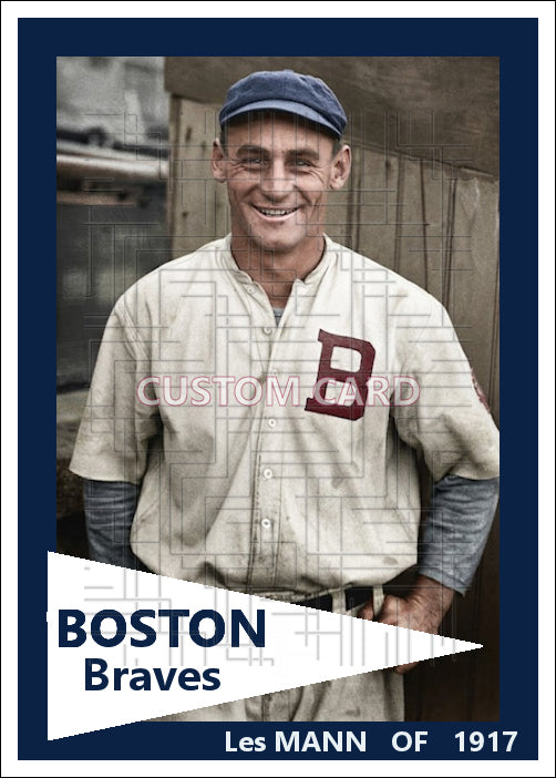 Les Mann - 1914 Boston Braves - choose a size & style