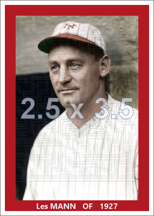 Les Mann - 1927 New York Giants - choose a size & style