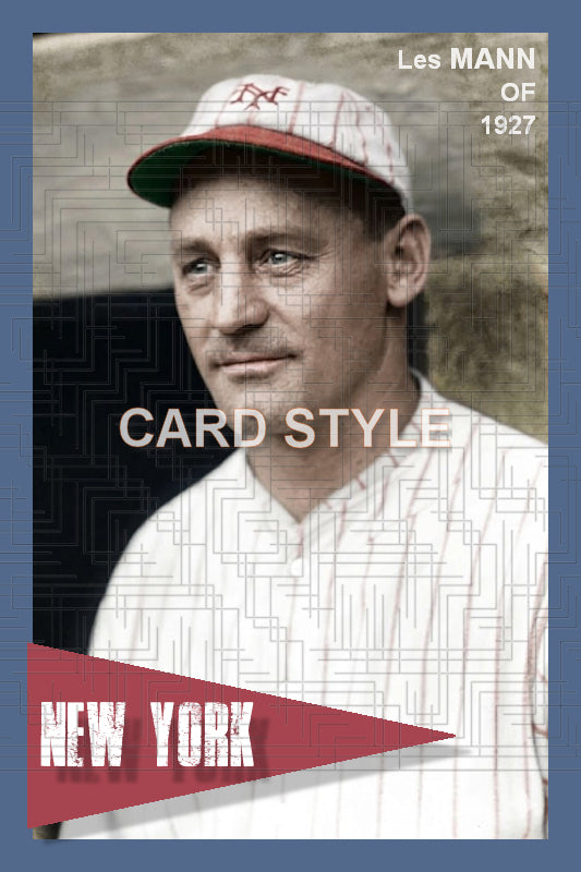 Les Mann - 1927 New York Giants - choose a size & style