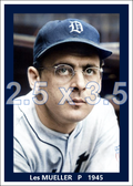 Les Mueller - 1945 Detroit Tigers - choose a size & style