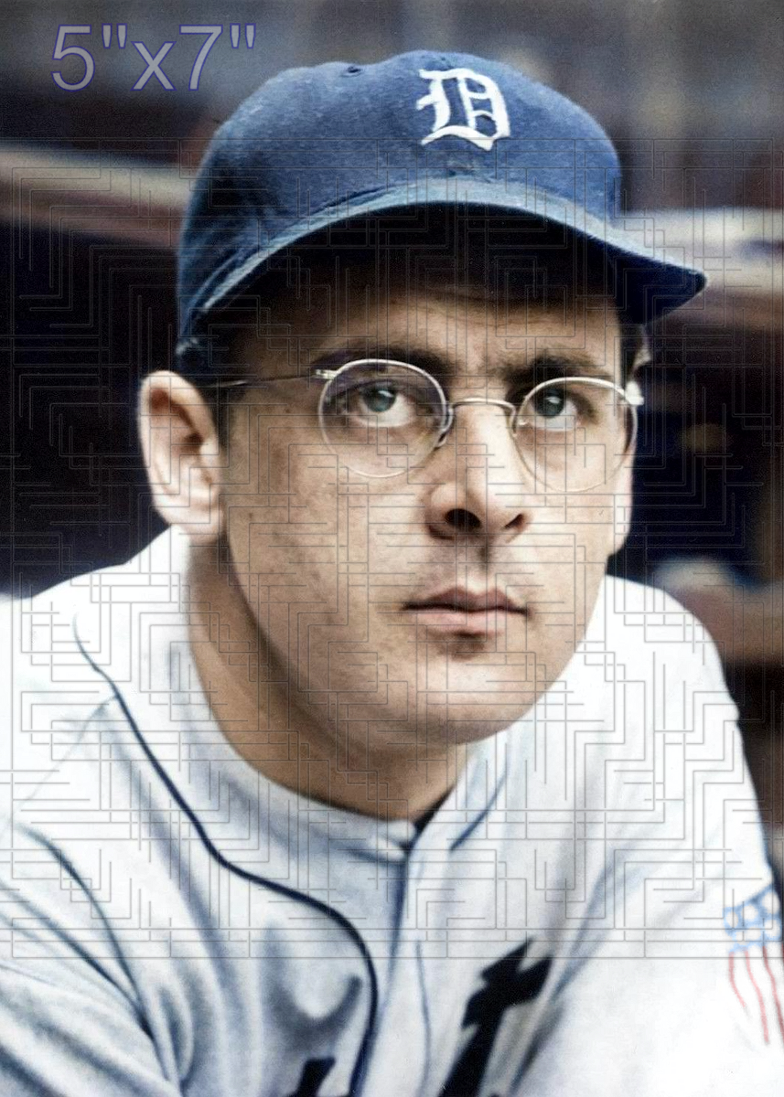 Les Mueller - 1945 Detroit Tigers - choose a size & style