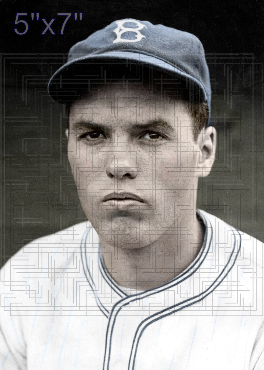 Les Munns - 1934 Brooklyn Dodgers - choose a size & style