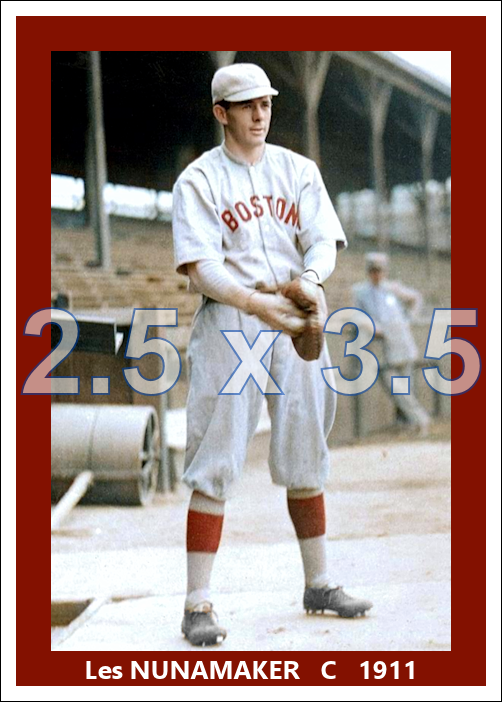 Les Nunamaker - 1911 Boston Red Sox - choose a size & style