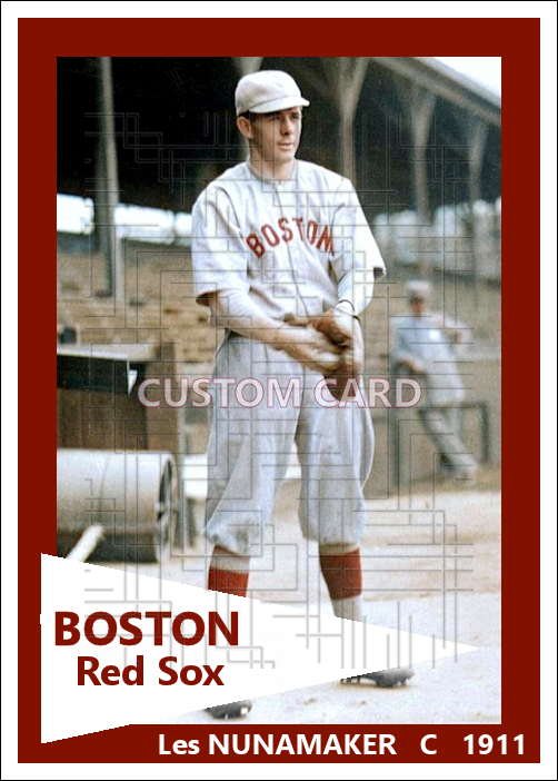 Les Nunamaker - 1911 Boston Red Sox - choose a size & style