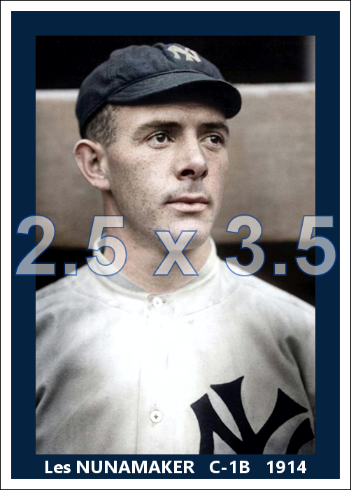 Les Nunamaker - 1914 New York Yankees - choose a size & style