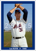 Les Rohr - 1968 New York Mets - choose a size & style