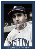 Les Scarsella - 1940 Boston Bees - choose a size & style