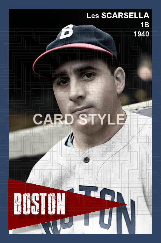 Les Scarsella - 1940 Boston Bees - choose a size & style